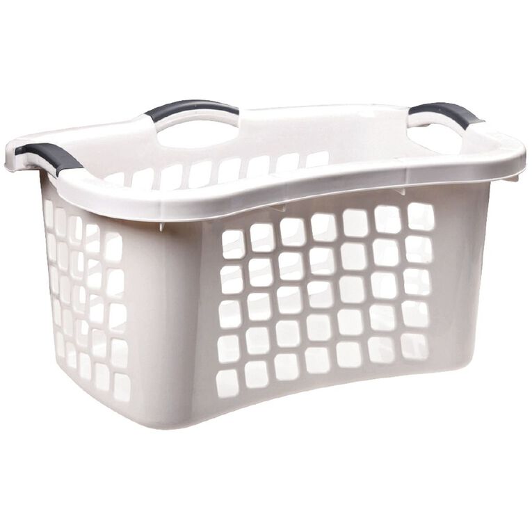 Taurus Laundry Basket White, , hi-res