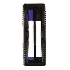 Whiteboard Duster with 2 Markers Assorted 1 Pack