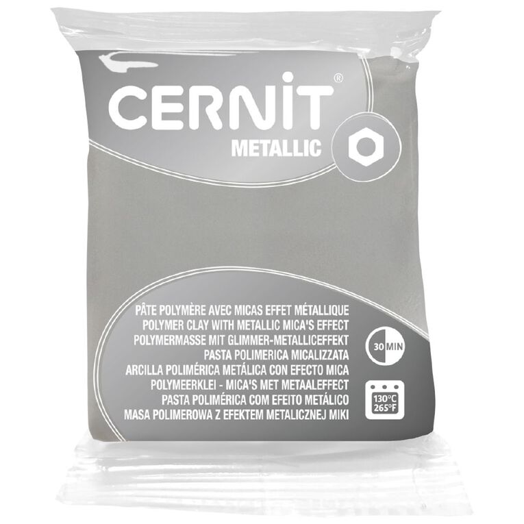 Cernit Polymer Clay Metallic 56g Pearl White White, , hi-res