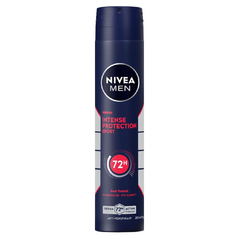 Nivea Deodorant Aerosol Men Intense Protection Sport 250ml, , hi-res