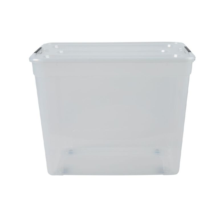 Sort It Modular Storage Organiser 120L Clear, , hi-res