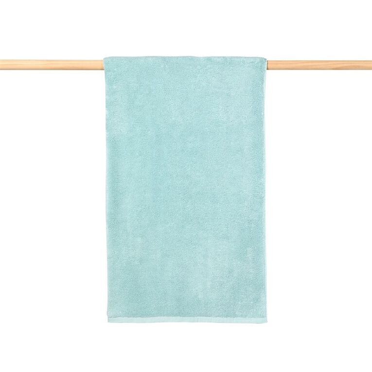 Living & Co Plush Plain Spa Towel Blue Light, , hi-res
