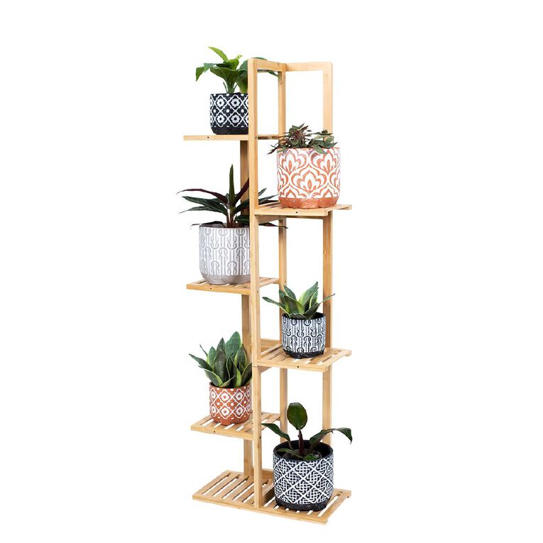 Urban Green Bamboo Plant Shelf 118.5cm, , hi-res