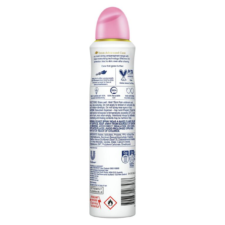 Dove Antiperspirant Advance Pomegranate 250ml, , hi-res