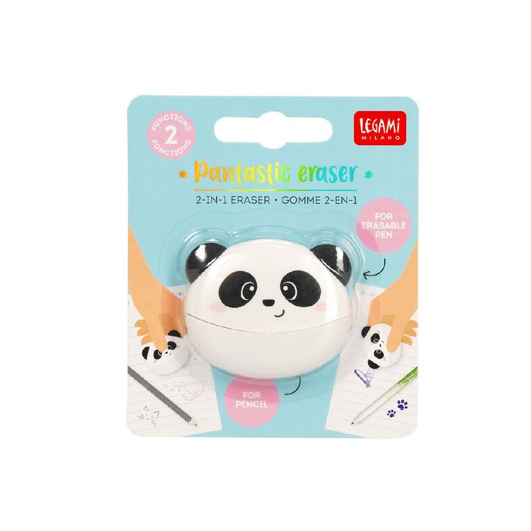 Legami Pantastic 2-in-1 Eraser Panda, , hi-res