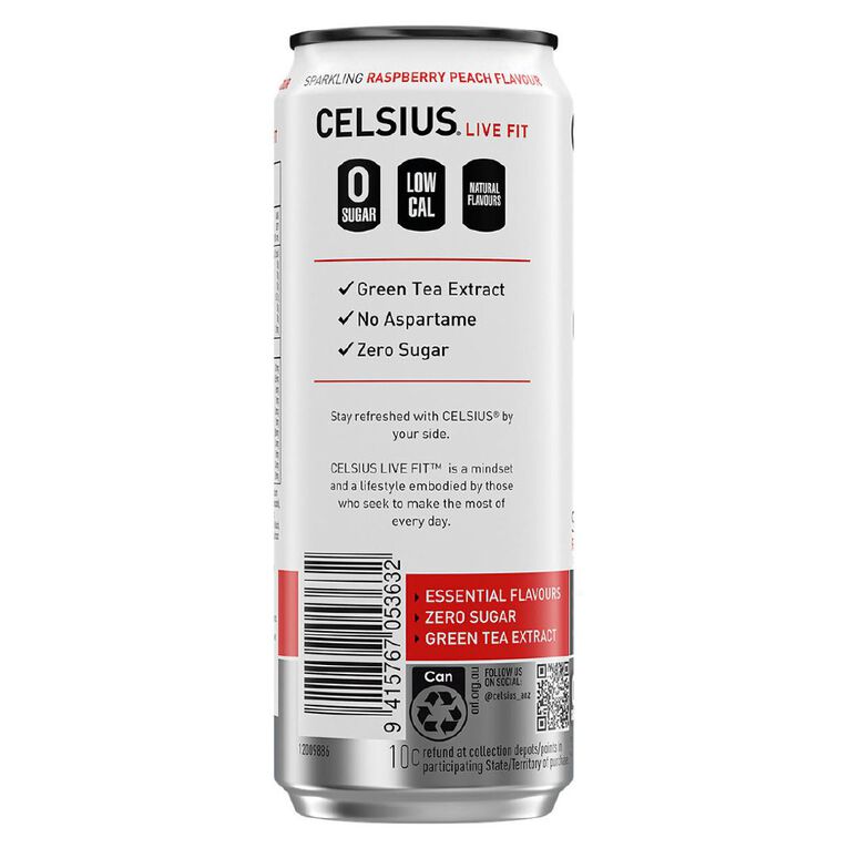 Celsius Raspberry Peach, , hi-res