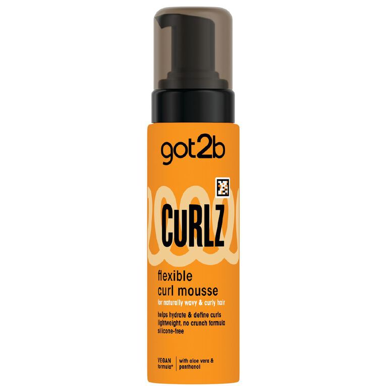 Schwarzkopf Got2b Curlz Flexible Curl Mousse 200ml, , hi-res