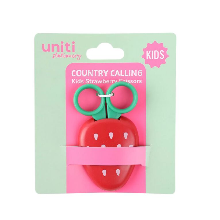 Uniti Kids Country Calling Strawberry Scissors, , hi-res