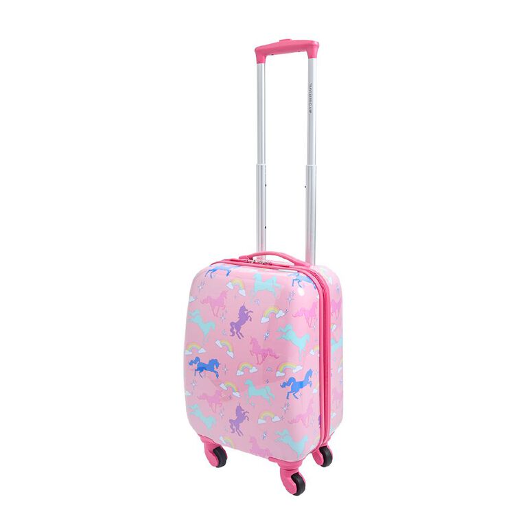 Travelers Club 5 Piece Luggage Set Unicorn Pink, , hi-res
