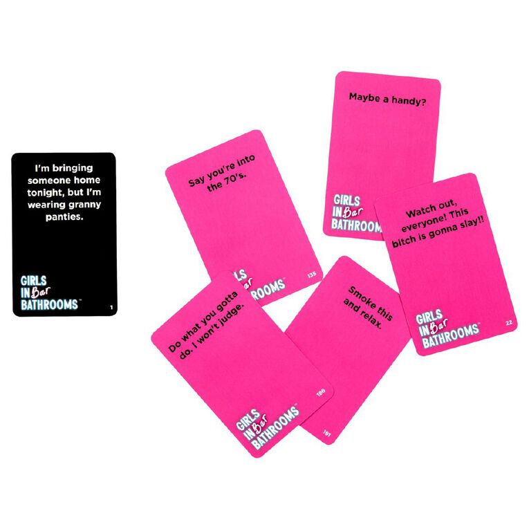 Girls in Bathrooms Adult Card Game, , hi-res