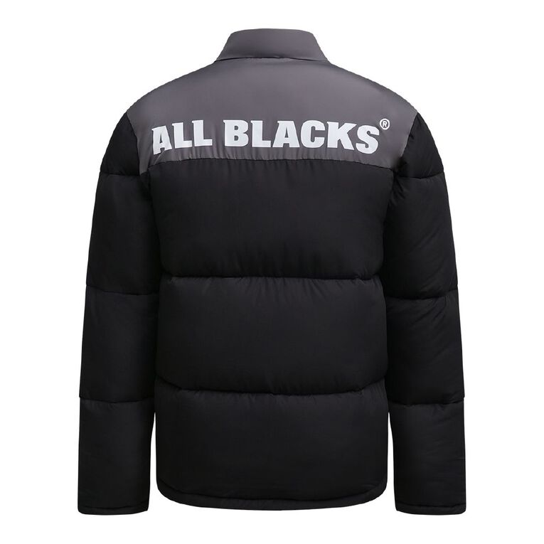 All Blacks Men's Puffer Jacket, Black/Grey, hi-res