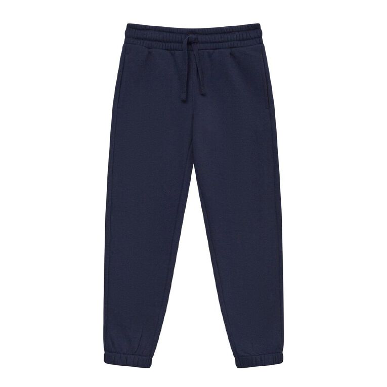 Young Original Kids' Plain Trackpants, Navy, hi-res