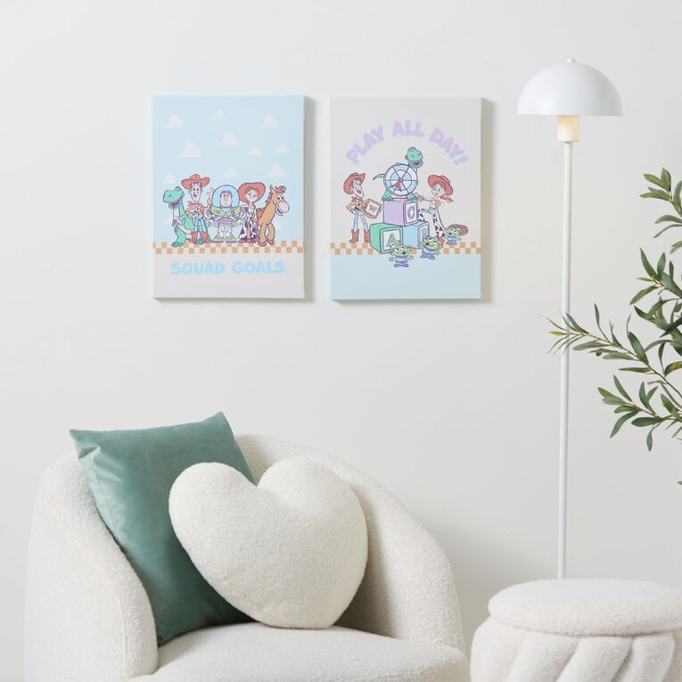 Toy Story 2 Pack Printed Canvas Wall Art 30cm x 40cm, , hi-res