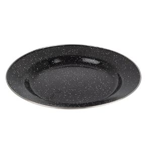 Enamel Camping Plate Black