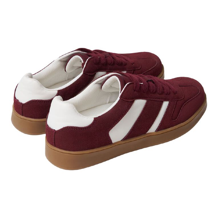 H&H Women's Women's Piper Sneakers, Burgundy, hi-res