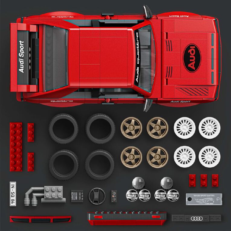 Hot Wheels Bricks 84 Audi Sport Quatro, , hi-res