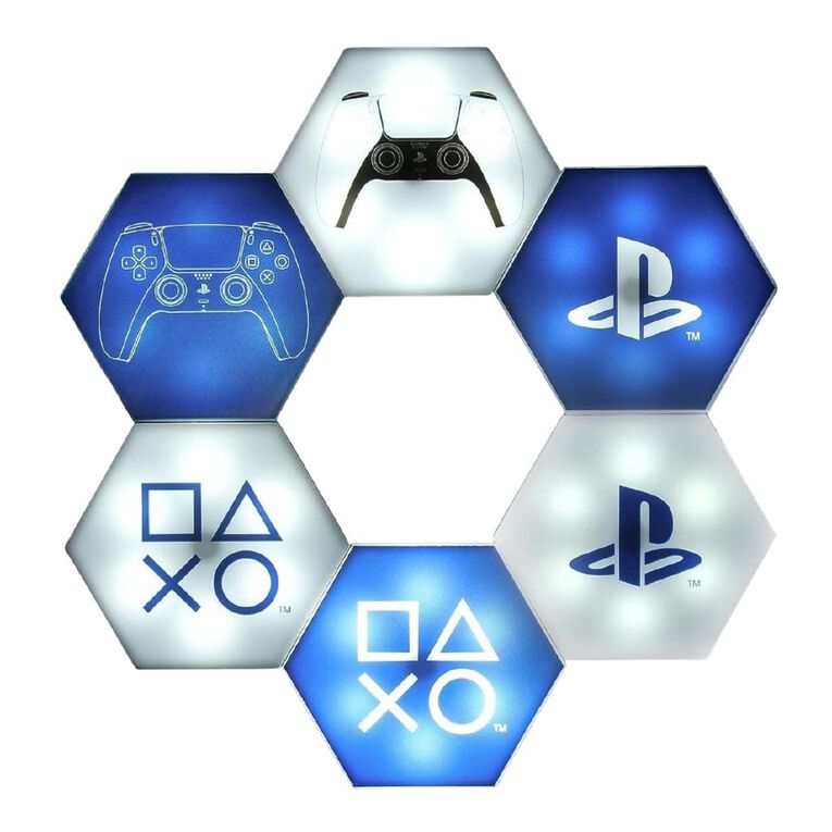 Paladone Playstation Hexagon Lights, , hi-res