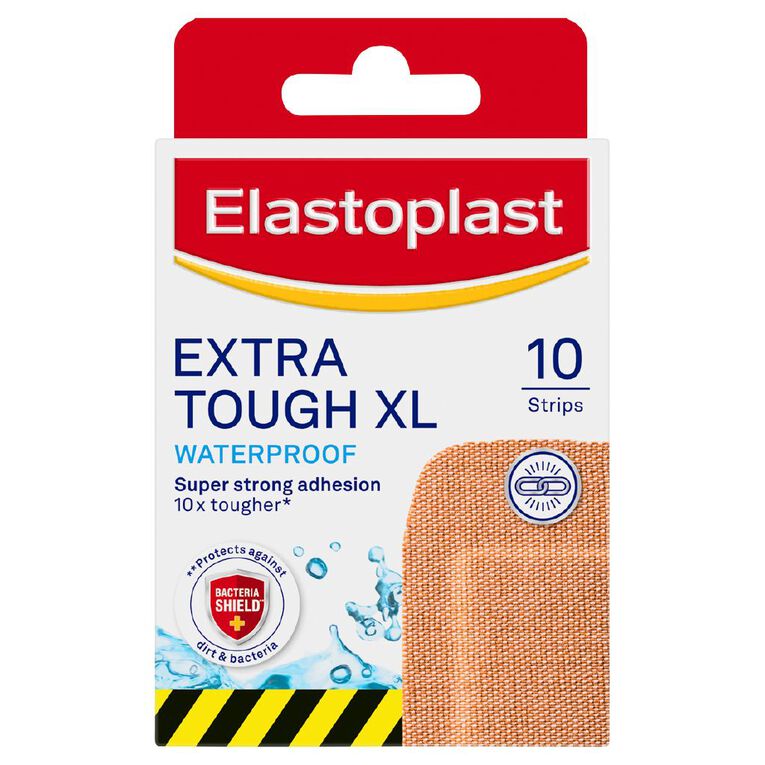 Elastoplast Heavy Fabric Extra Large Strips 10 Pack, , hi-res