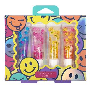 smily lip oil with decal 4 piece