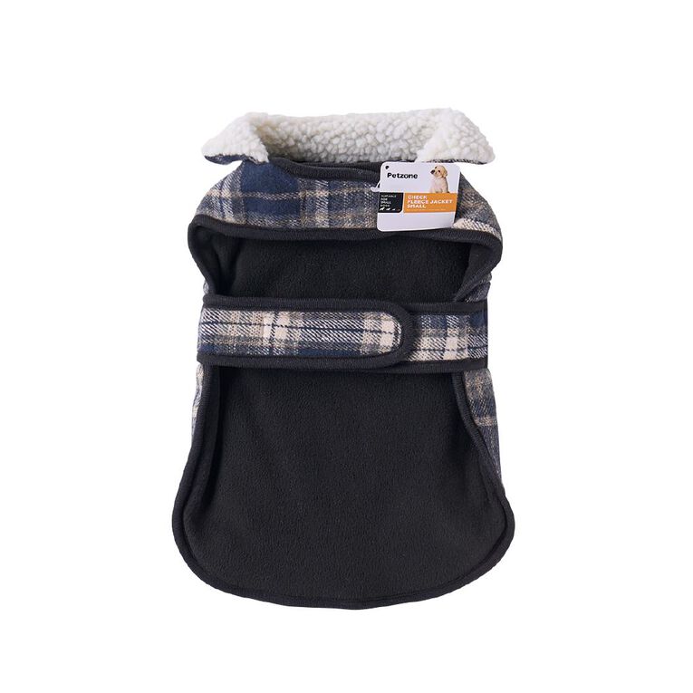 Petzone Check Jacket Blue Small, , hi-res