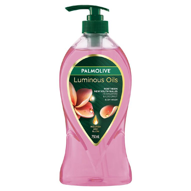 Palmolive Luminous Oils Body Wash Frangipani And Coconut 750ml, , hi-res