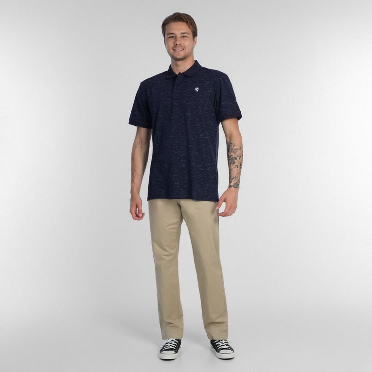 H&H POLO HHM SPACEDYE EMB NAV 3XL, Navy, hi-res