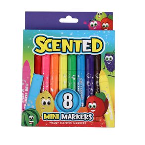 Mini Scented Markers 8 Colours
