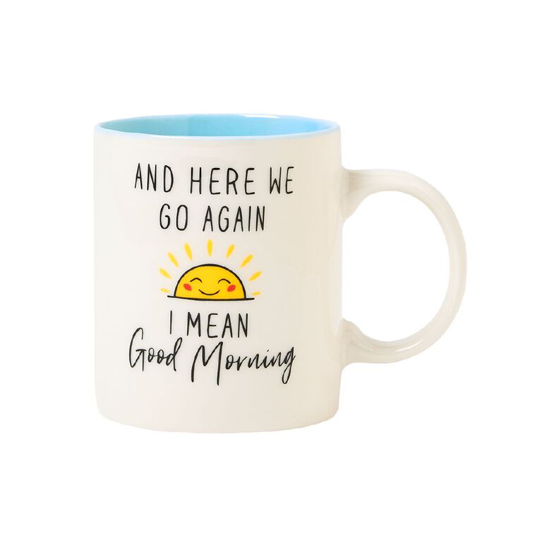 XM27 I Mean Good Morning Mug Blue, , hi-res