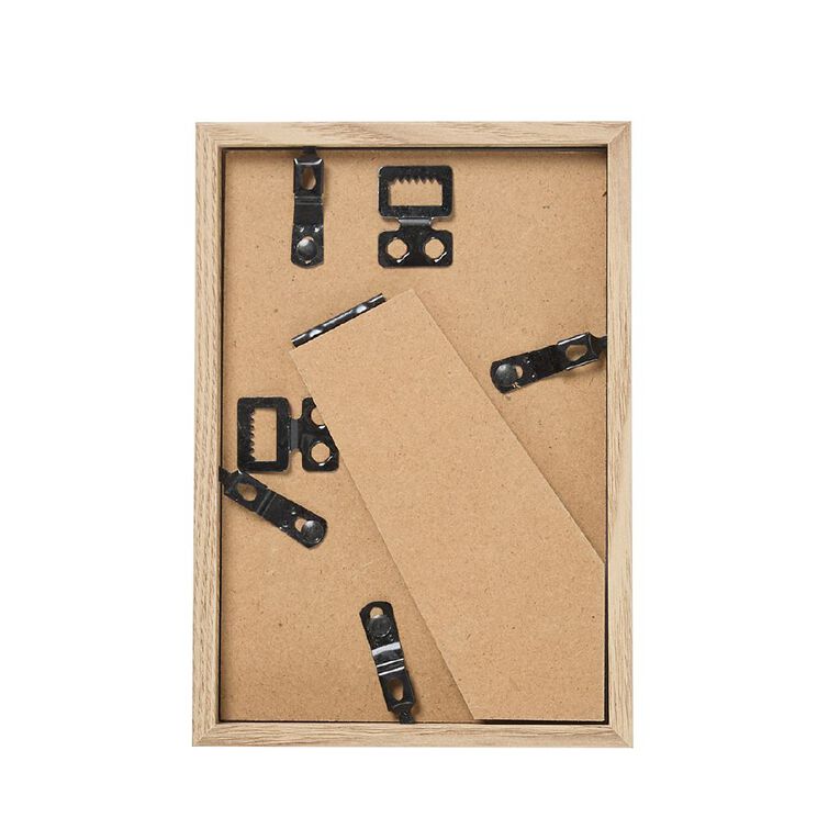 Living & Co Contemporary Photo Frame Natural 4in x 6in, , hi-res