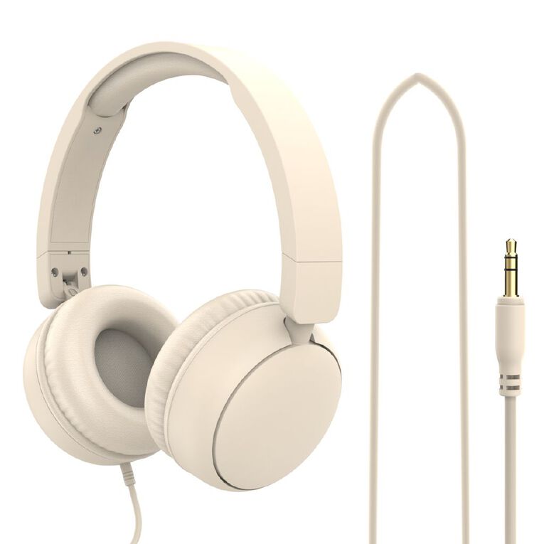 Veon 3.5mm Wired Headphones VNQ602BONE, , hi-res