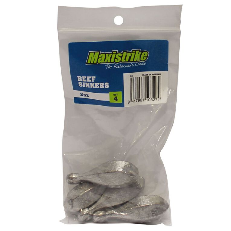 Maxistrike Fishing Sinkers Reef oz Pack The Warehouse
