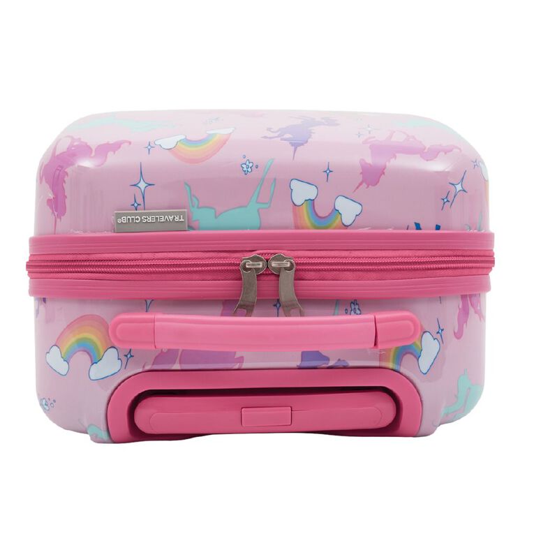 Travelers Club 5 Piece Luggage Set Unicorn Pink, , hi-res