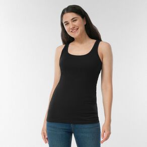 H&H Women's Essential Stretch Longline Tank