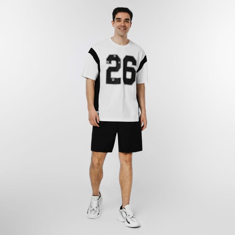 Active Intent Supporter Spliced Tee, White, hi-res