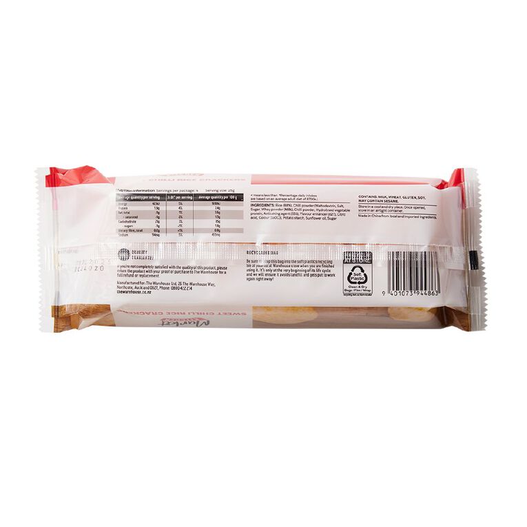 Market Kitchen Chili Rice Crackers 100g, , hi-res