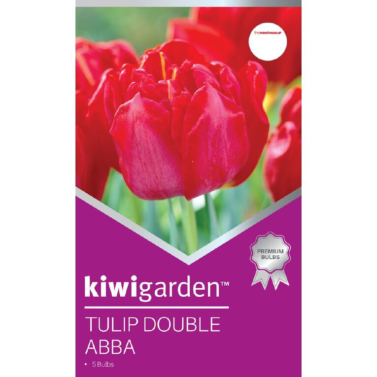 Kiwi Garden Tulip Double Abba 5 bulbs, , hi-res