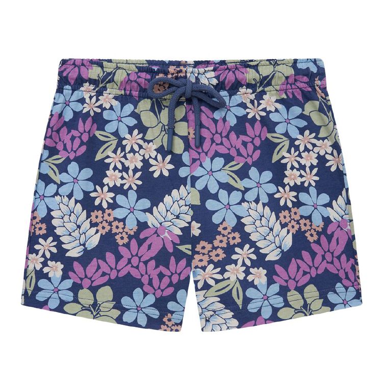 Young Original All Over Print Jersey Shorts, Blue Dark, hi-res