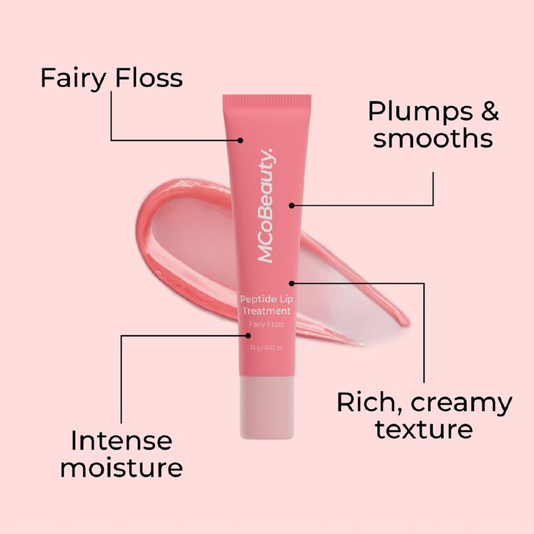 MCoBeauty Peptide Lip Treatment Fairy Floss, , hi-res