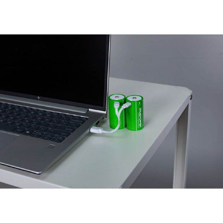Truepower Truepower D USB-C Rechargeable Batteries, , hi-res