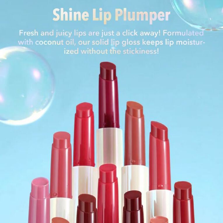 Sheglam Pout Perfect Shine Lip Plumper Sepia Kiss 2g, , hi-res