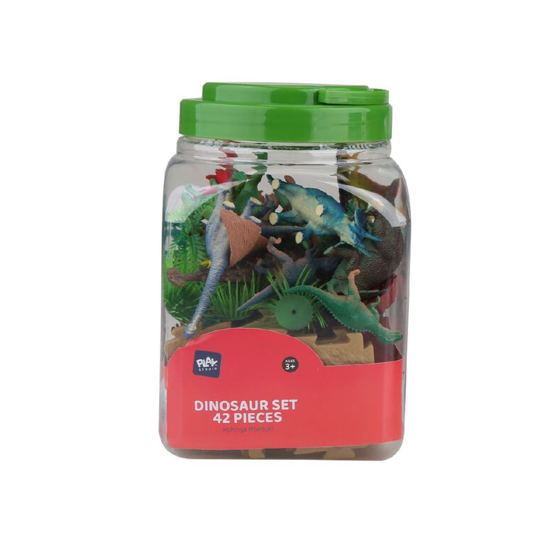 Play Studio Dinosaur Set 42 Pieces, , hi-res