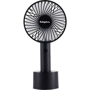 Living & Co Handheld Fan Black