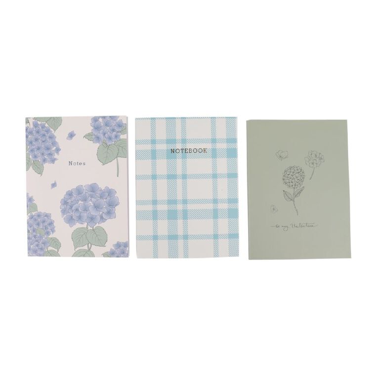 Uniti Adults Hydrangea A6 Notebook Set, , hi-res