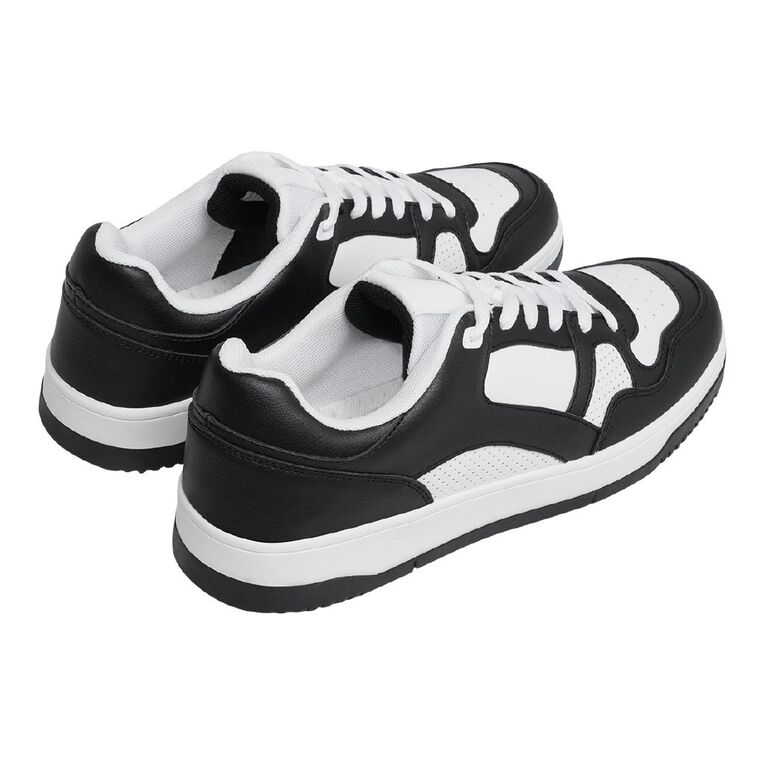 H&H Men's Nate Sneakers, Black/White, hi-res