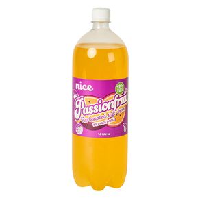 Nice 99% Sugar Free Passionfruit Carbonated Soft Drink 1.5L