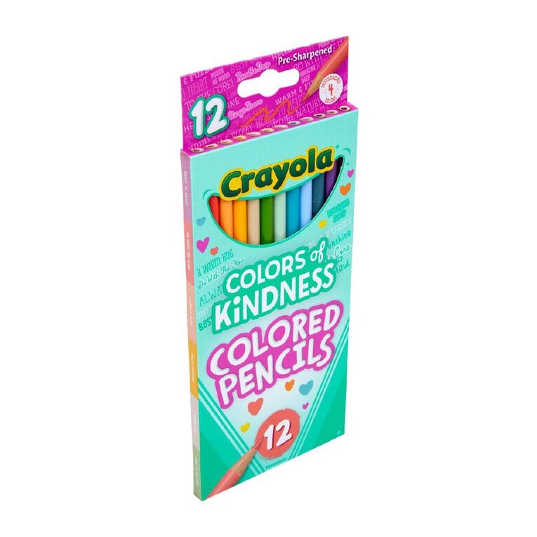 Crayola 12 Pack Colors of Kindness Colored Pencils, , hi-res