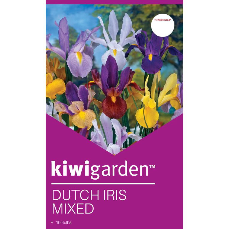 Kiwi Garden Dutch Iris Mixed 10 Bulbs, , hi-res