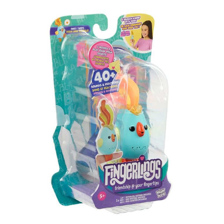 Fingerlings Interactive Bird Assorted, , hi-res