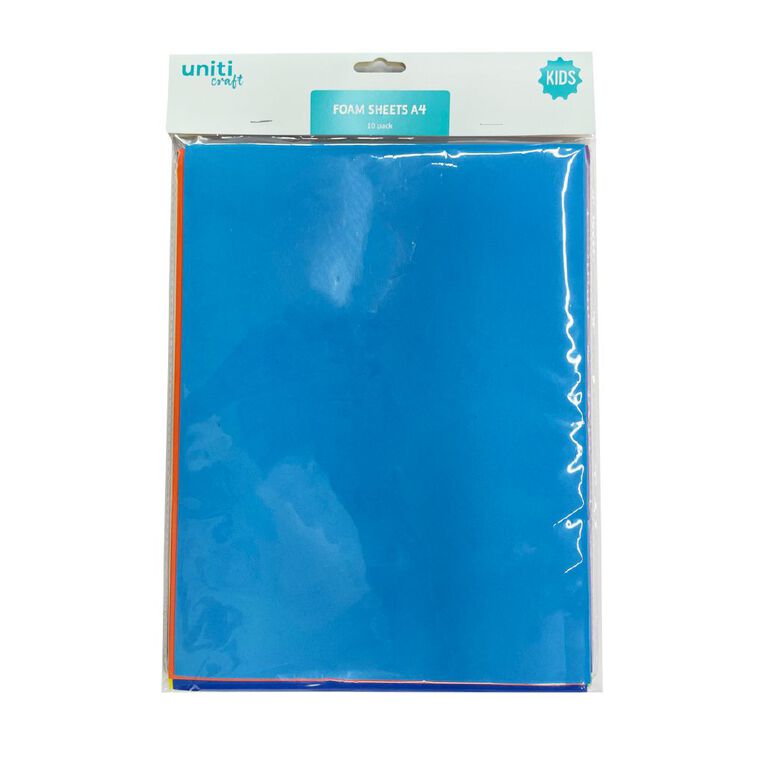 Uniti Foam Sheets A4 10 Pack, , hi-res