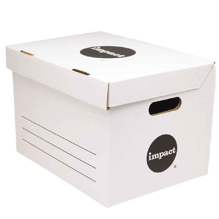 Impact Archive Box White, , hi-res